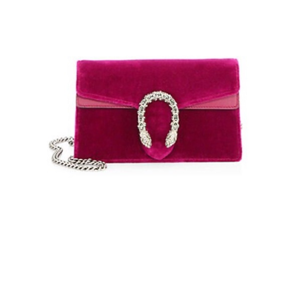 Gucci Handbags - Gucci Mini Dionysus Velvet Chain Bag